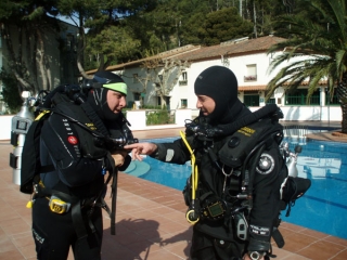 PADI en piscina